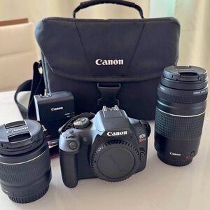 Canon EOS Rebel T7 Set with Accessories
